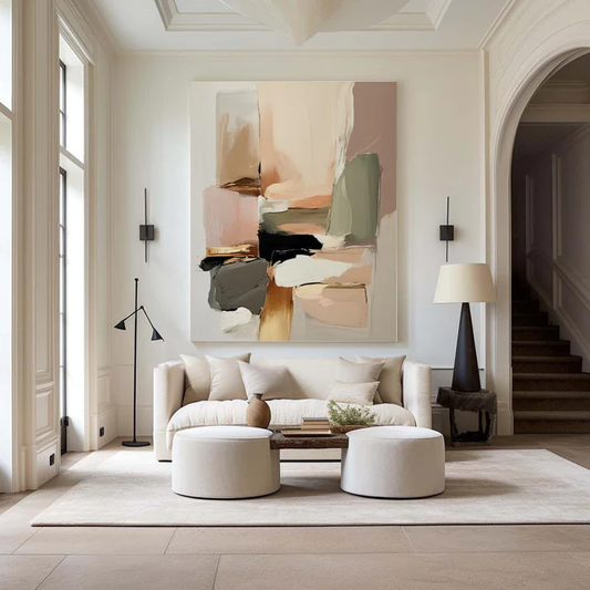 Warm Balance Abstract Painting