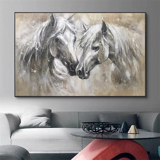 Soul Bond Horse Abstract Painting