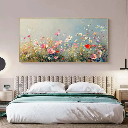 Wildflower Textured Painting