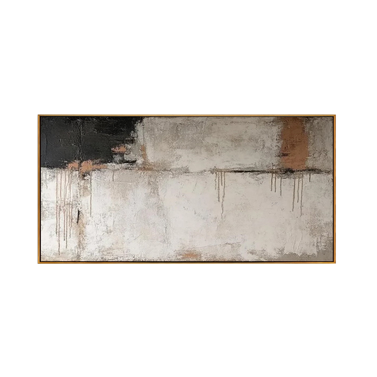Earthy Neutral Abstract Painting