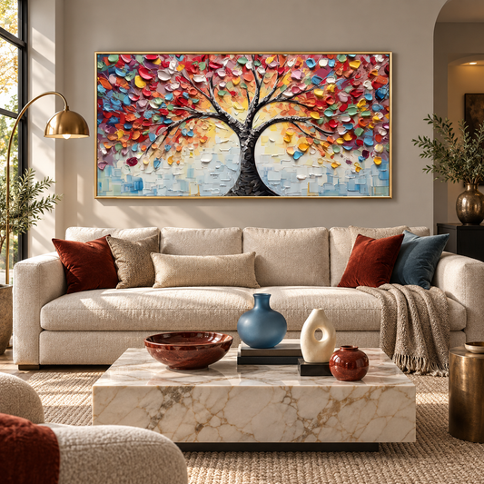 Blooming Harmony Tree Painting