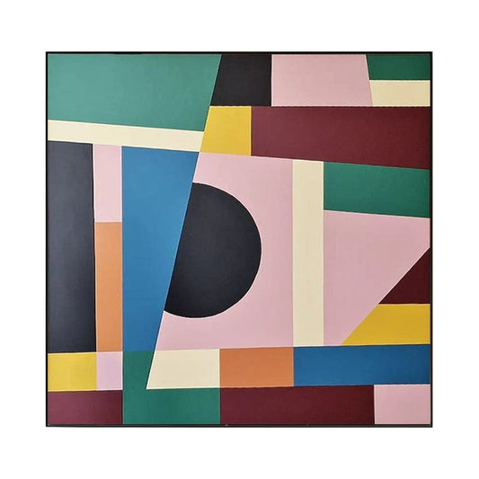 Modern Color Geometry Abstract Painting