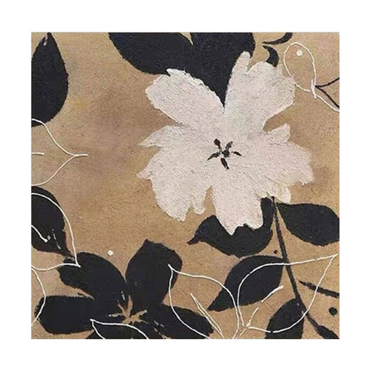 Quiet Ink Blossom Abstract Painting