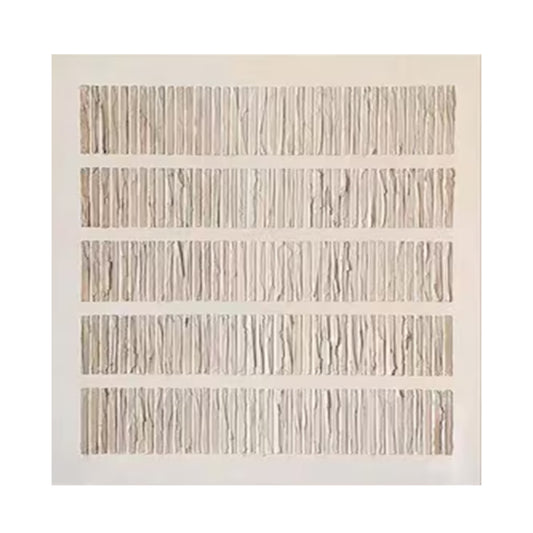 Quiet Rhythm Linear Abstract Painting