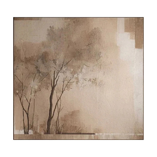 Silent Mist Tree Abstract Painting