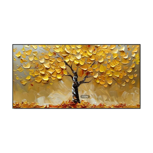 Golden Fall Canopy Tree Painting