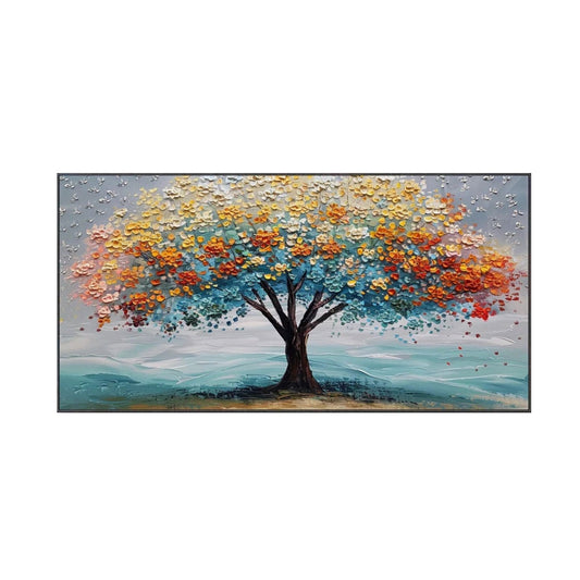 Radiant Seasons Tree Abstract Painting
