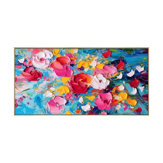 Vivid Bloom Drift Abstract Painting