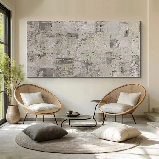 Neutral Textured Abstract Painting