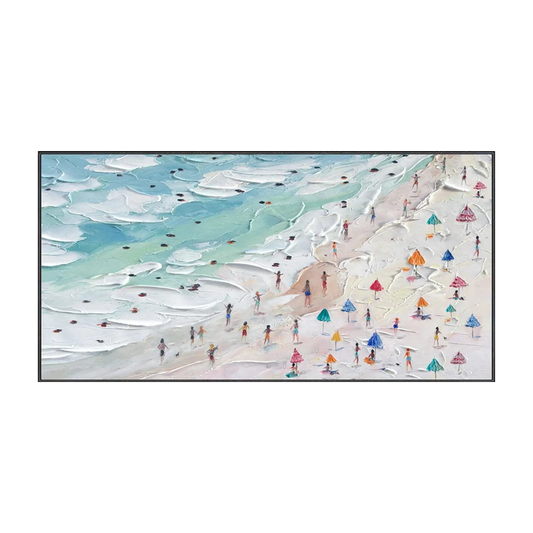 Golden Sands-Beach Abstract Painting