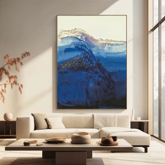 Midnight Tide Abstract Painting