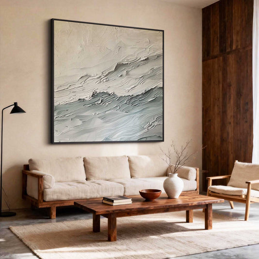 Tidal Flow Impasto Painting