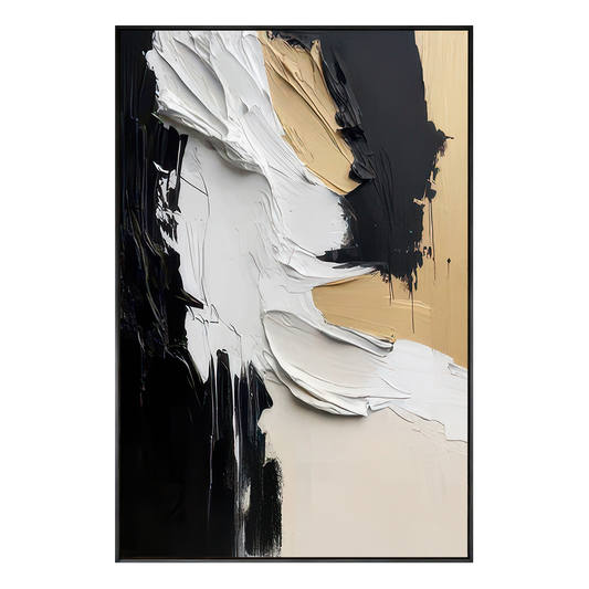 Golden Harmony Abstract Painting