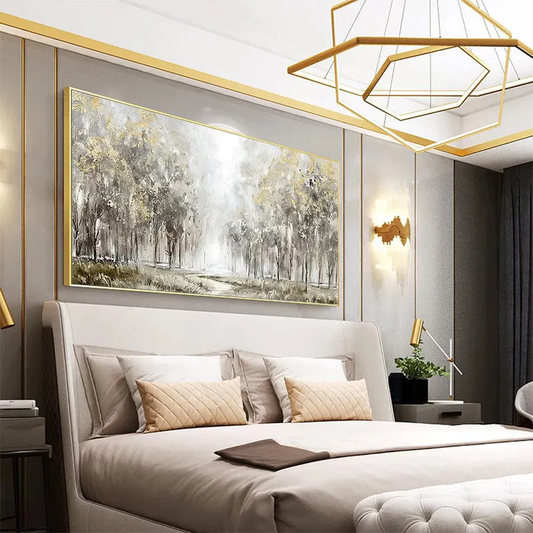 Soft Forest Landscape Painting