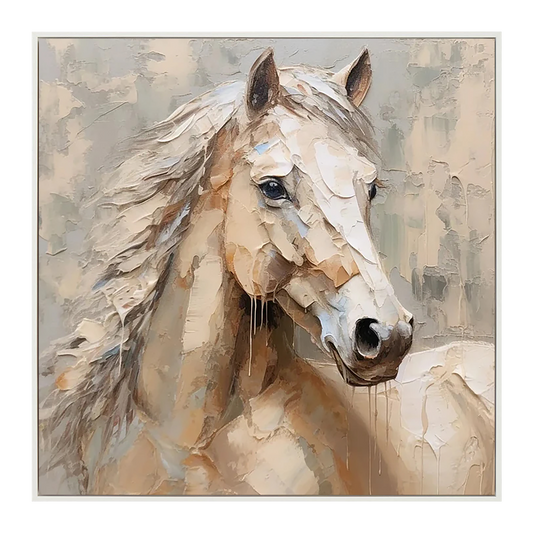 Majestic Spirit Horse Textured Painting