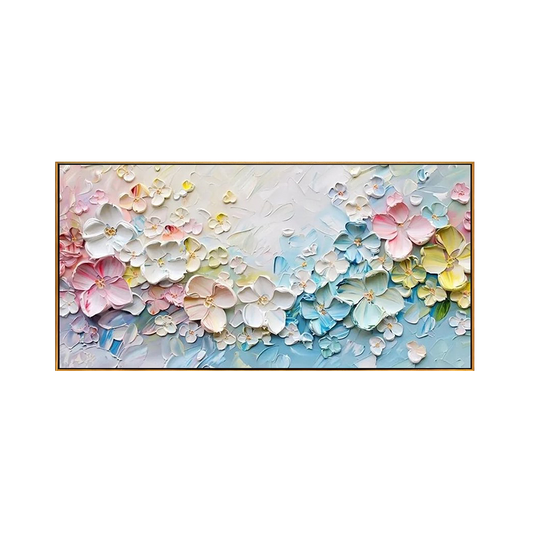 Pastel Bloom Floral Painting