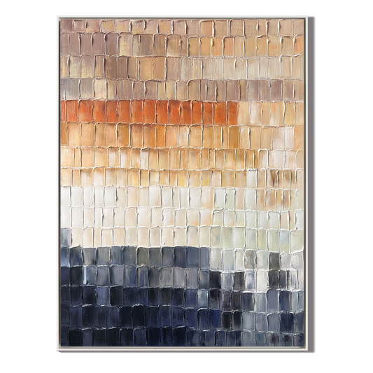 Earth Layers Textured Abstract Painting #RAS7