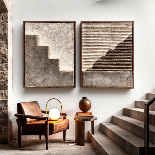 Wabi Sabi Minimalist Wall Art Set #ART85