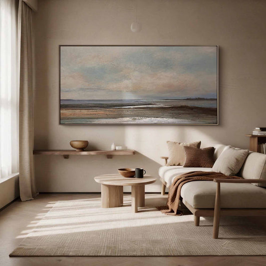 Soft Sky Coastal Painting