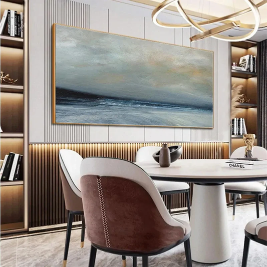 Misty Seascape Painting