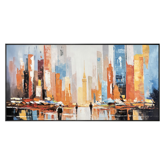Abstract City Lights Painting