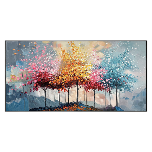 Whispering Seasons Forest Painting