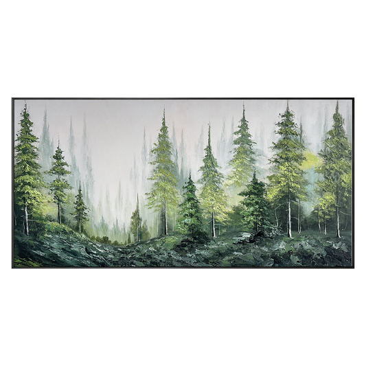 Whispering Pines Forest Landscape Painting #AR020