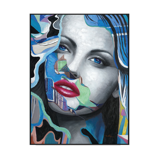 Vivid Muse Abstract Portrait Painting #I0064