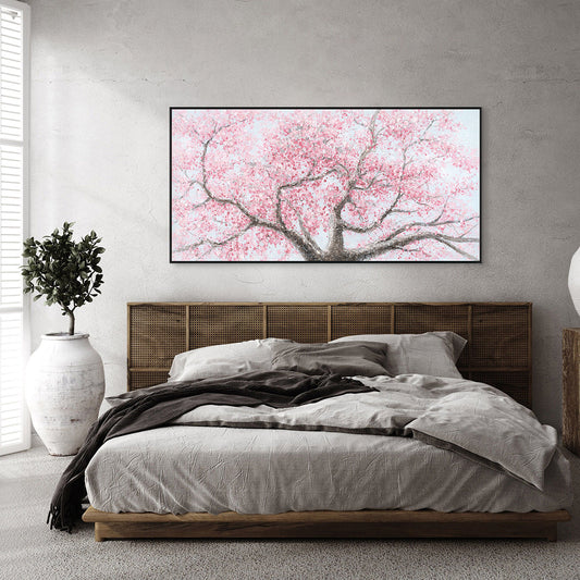 Blossom Dream Pink Cherry Tree Painting #J3530