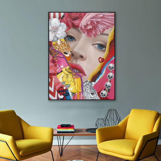 Vivid Gaze Pop Art Portrait #K2591