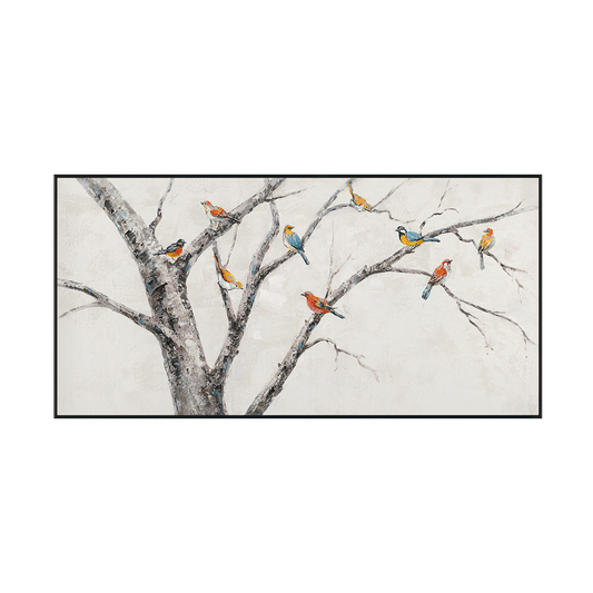 Whispering Branches Bird Painting #K3672