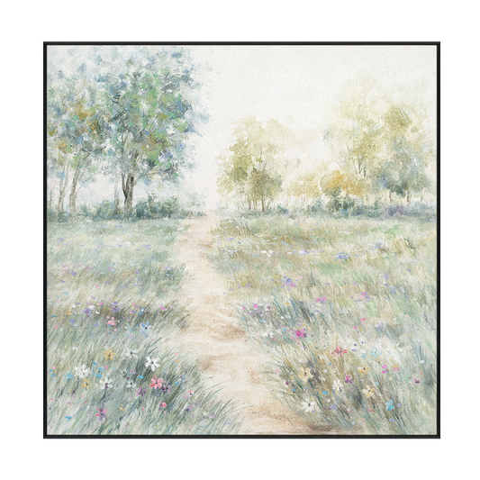 Morning Meadow Path Painting #K4656