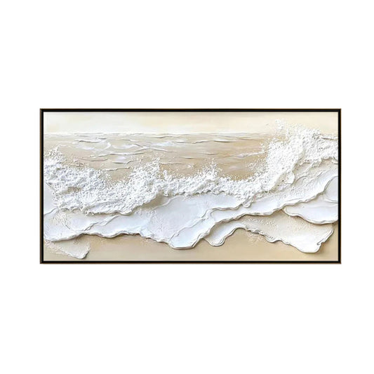 Coastal Frost-Textured Seascape