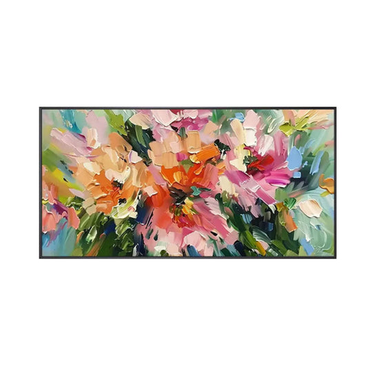 Colorful Abstract Floral Painting