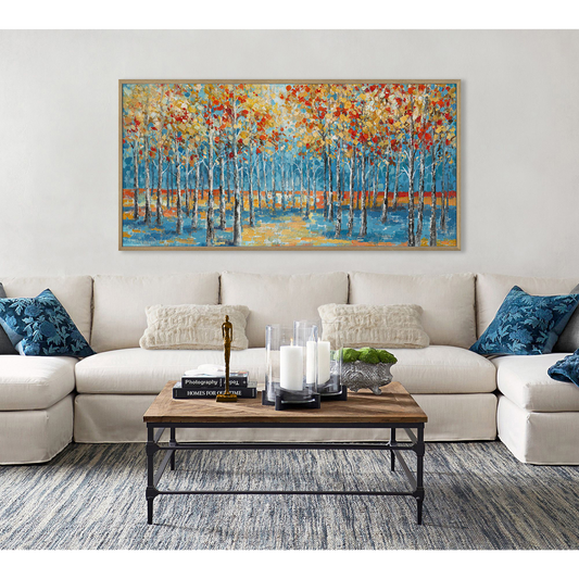 Golden Horizon Blue Forest #L0570