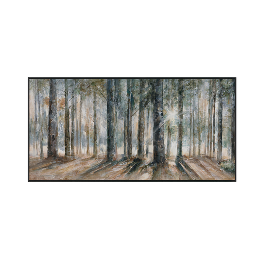 Forest Light Nature Inspired Painting #M3609
