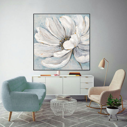 Blue Bloom 3D Textured Floral #M3760