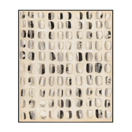 Symphony in Monochrome Modern Abstract Painting #M4674