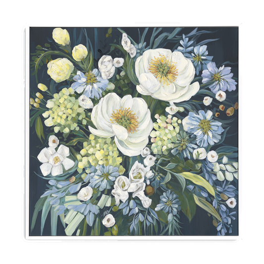 Whisper Bloom Pastel Floral Painting #M4725