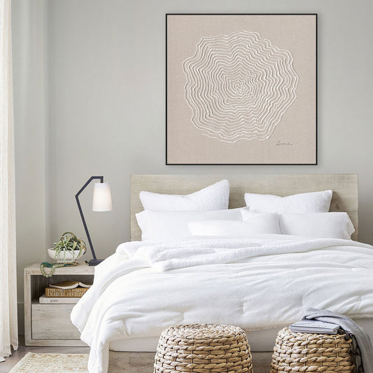 Heart of Rings Minimal Abstract Art #M5876