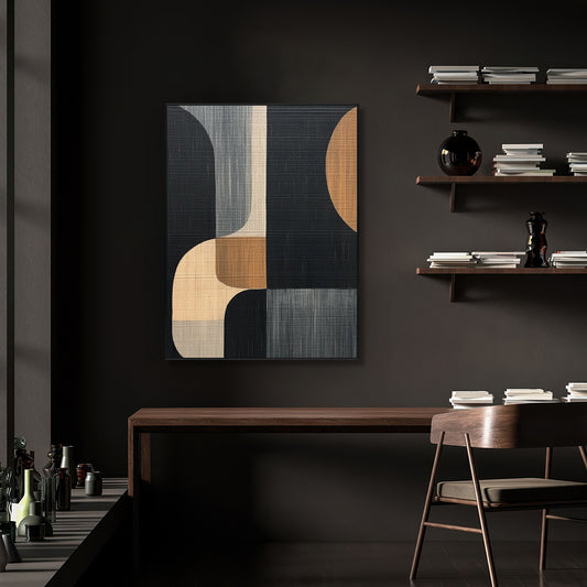 Modern Harmony Abstract Geometric Wall Art #MH1214..