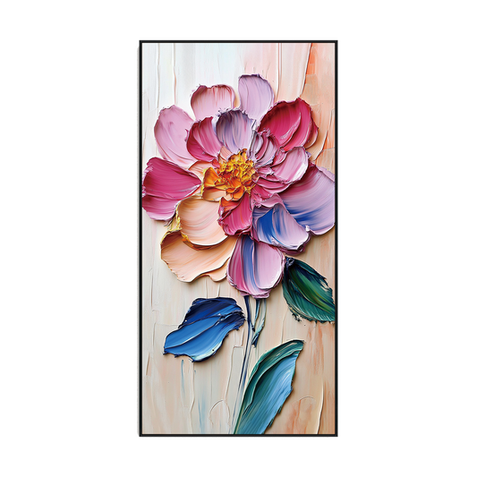 Radiant Bloom Textured Floral Painting #RFS3 (79)