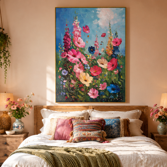 Bloom Symphony Floral Oil Painting #AR040-2