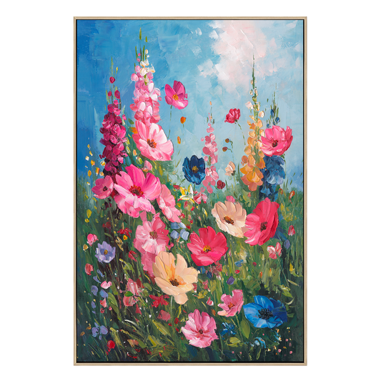 Bloom Symphony Floral Oil Painting #AR040-2