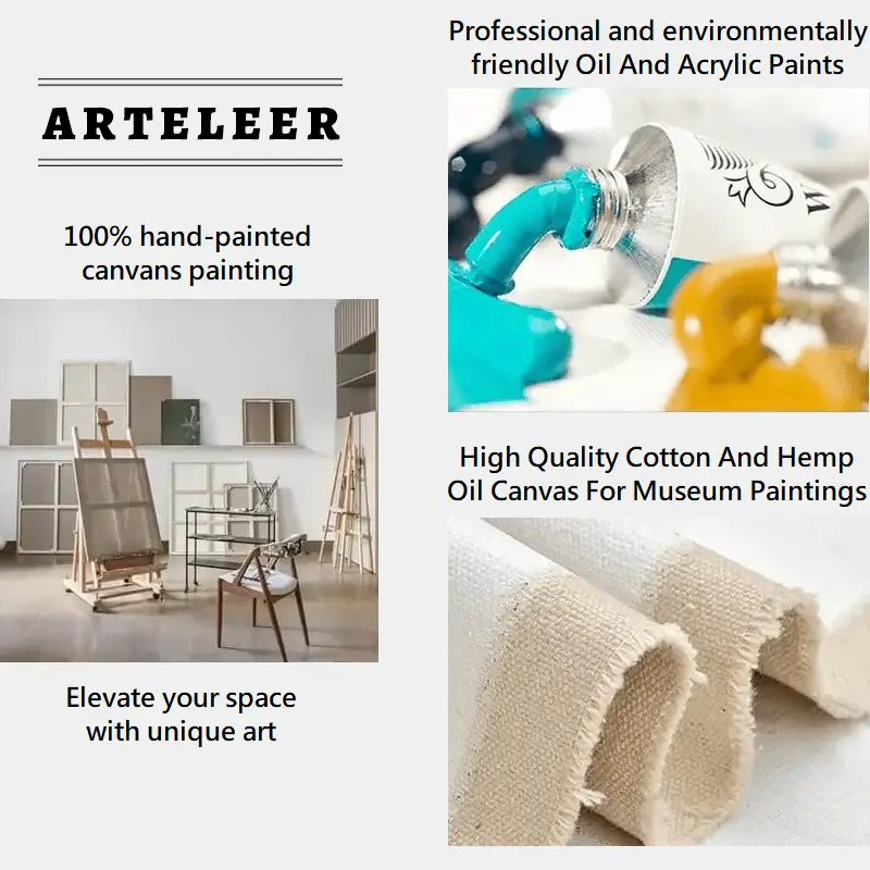 Gilded Silence Abstract Painting