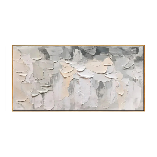 Frosted Plaster Harmony Abstract