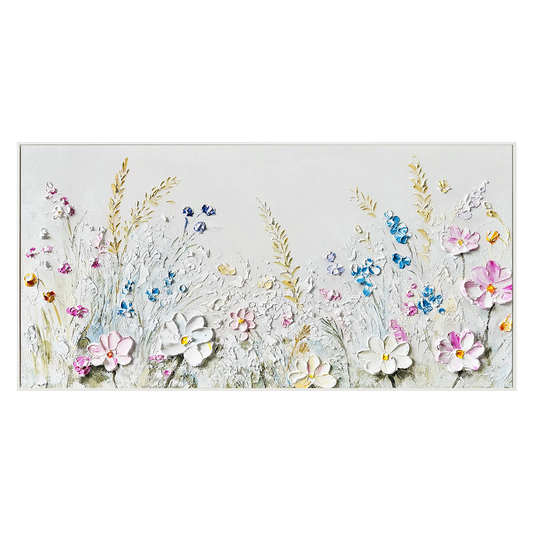 Textured Floral Painting
