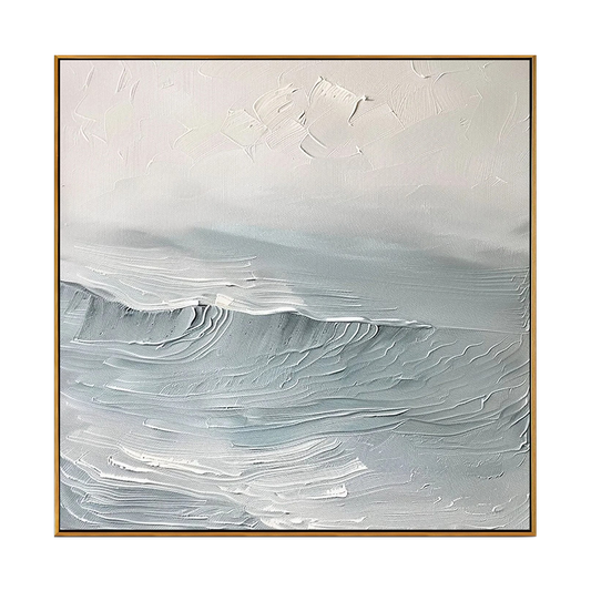 Calm Surf Impasto Painting