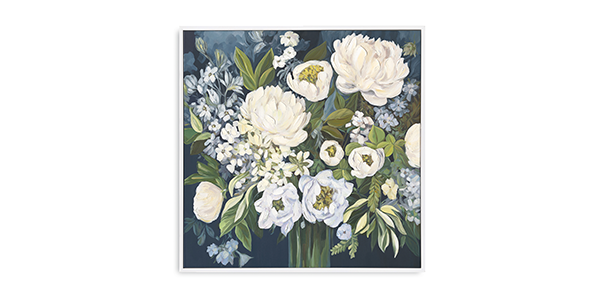 White Floral Symphony: Purity and Elegance in Art