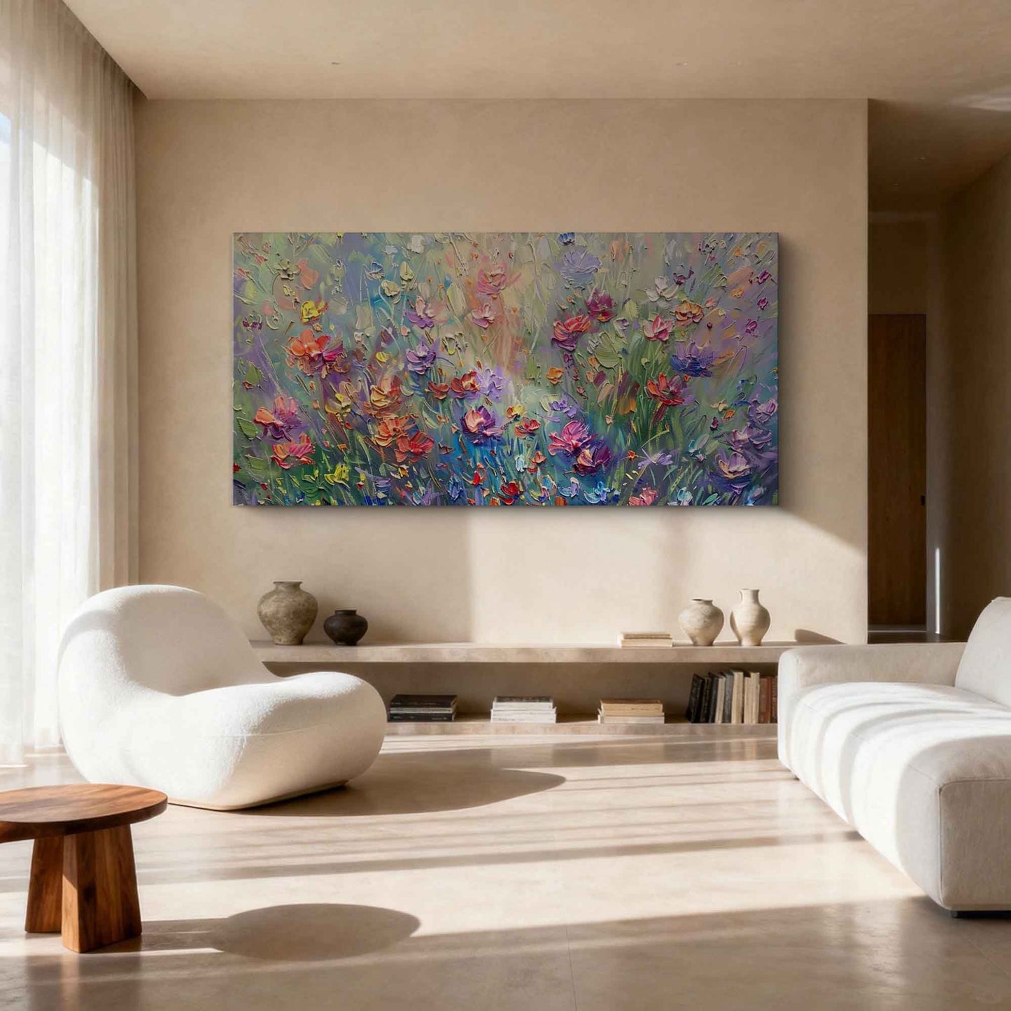 Whispering Bloom Garden Painting